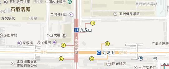 大厦简略地图